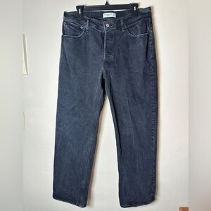 Abercrombie & Fitch The 90's Baggy Low Rise black sz 31 / 12r